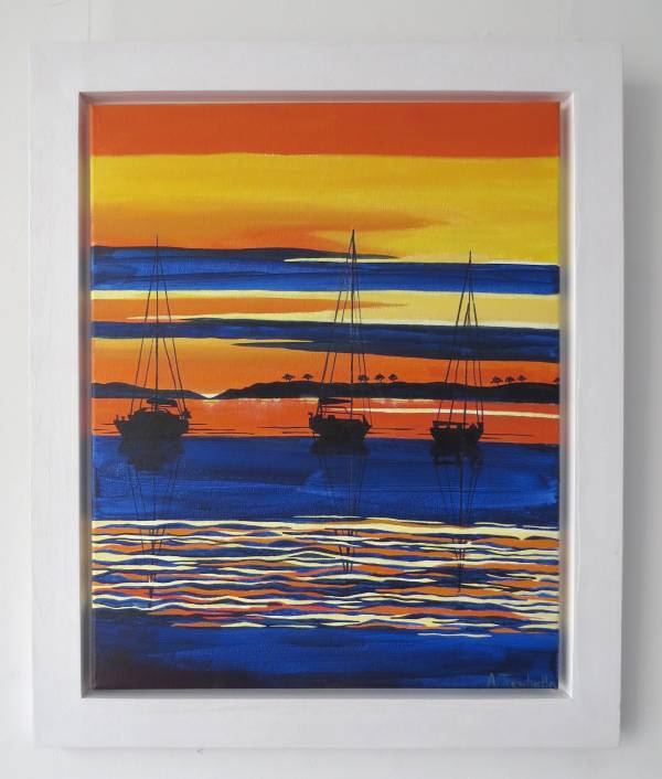 - Acrylic on Canvas, Painting by Alicia Trewhella, measuring 50 x 40 cm (H x W) framed at 60 x 50 cm £550